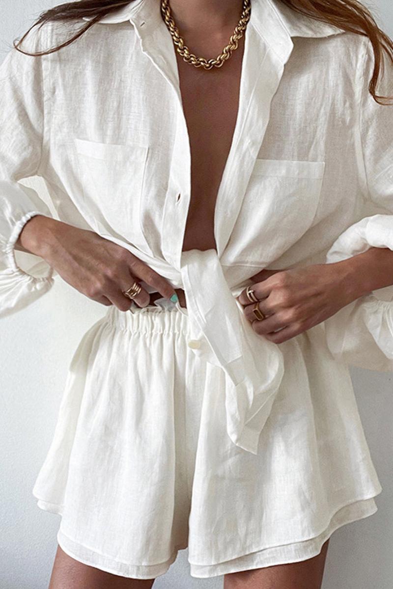 Completo Top e Shorts Vita Alta