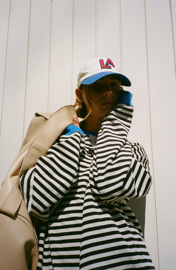 Maglia a Righe Casual Manica Lunga