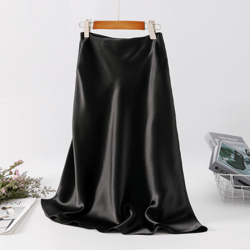 Gonna Midi Elegante in Satin