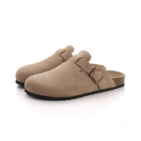 Mule Scamosciate – Plantare in Sughero Regolabile