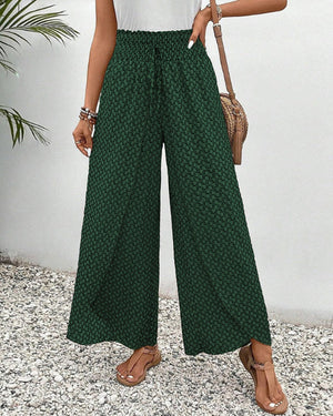 Dorio Moda Women's Pants – Wide Leg, Elastic Waistband, Drawstring, Multi-Color-83218-7016fb4c-92e7-4d40-8af1-daa4fc0c8627