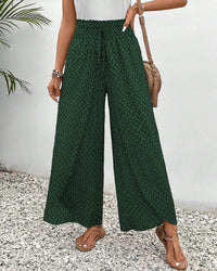 Pantaloni Donna Gamba Larga – Vita Elastica con Coulisse