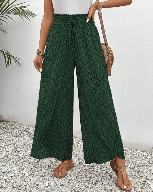 Dorio Moda Women's Pants – Wide Leg, Elastic Waistband, Drawstring, Multi-Color-83218-7016fb4c-92e7-4d40-8af1-daa4fc0c8627