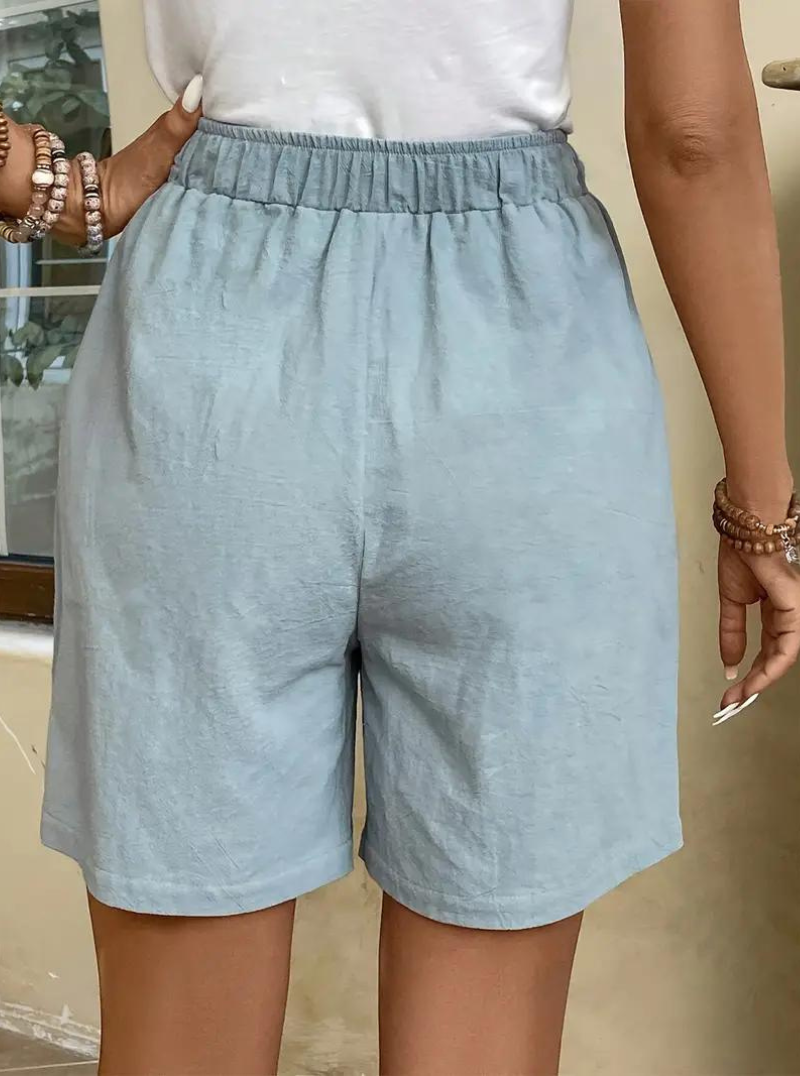Shorts a Vita Alta con Coulisse