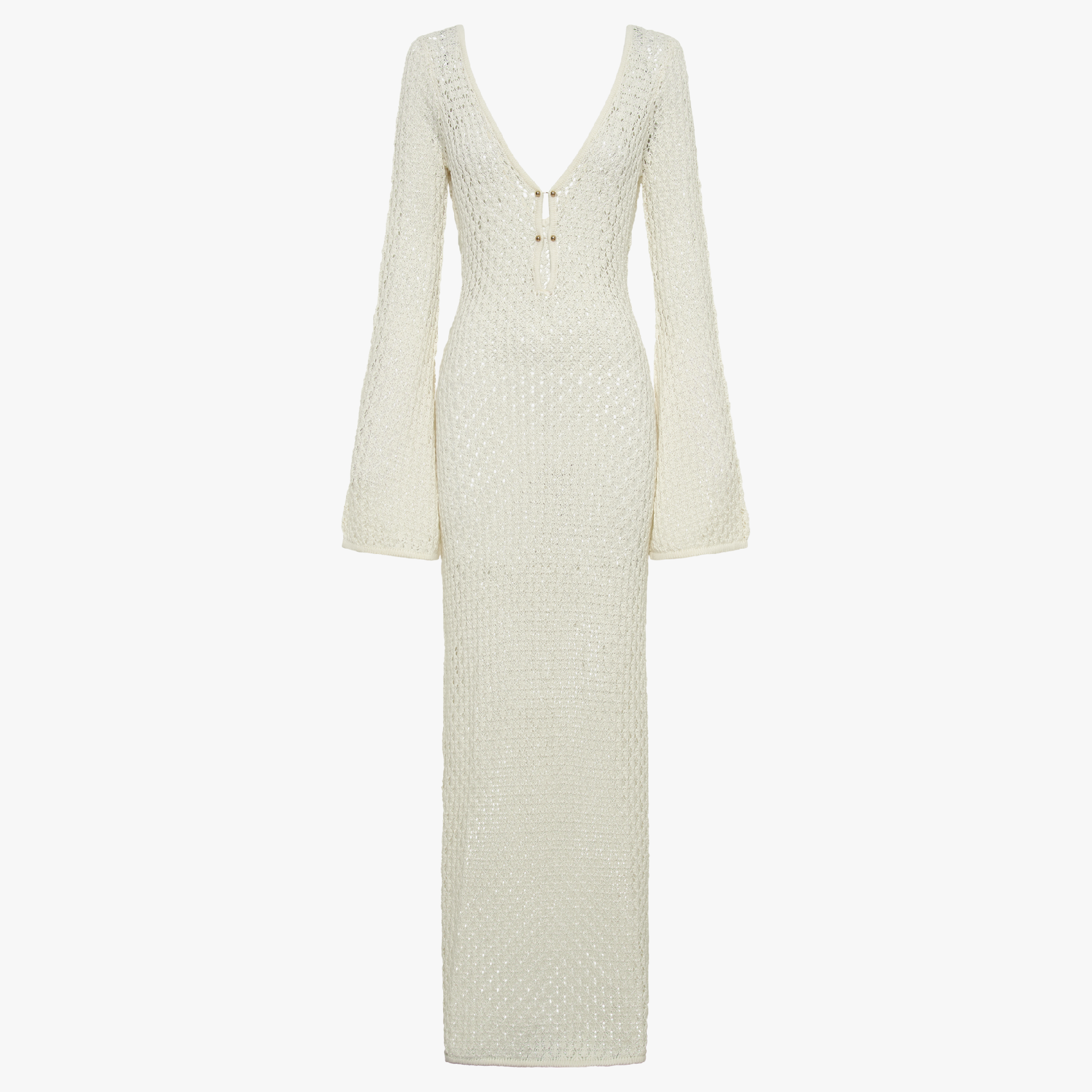 Abito Lungo Bohémien con Scollo a V Profondo