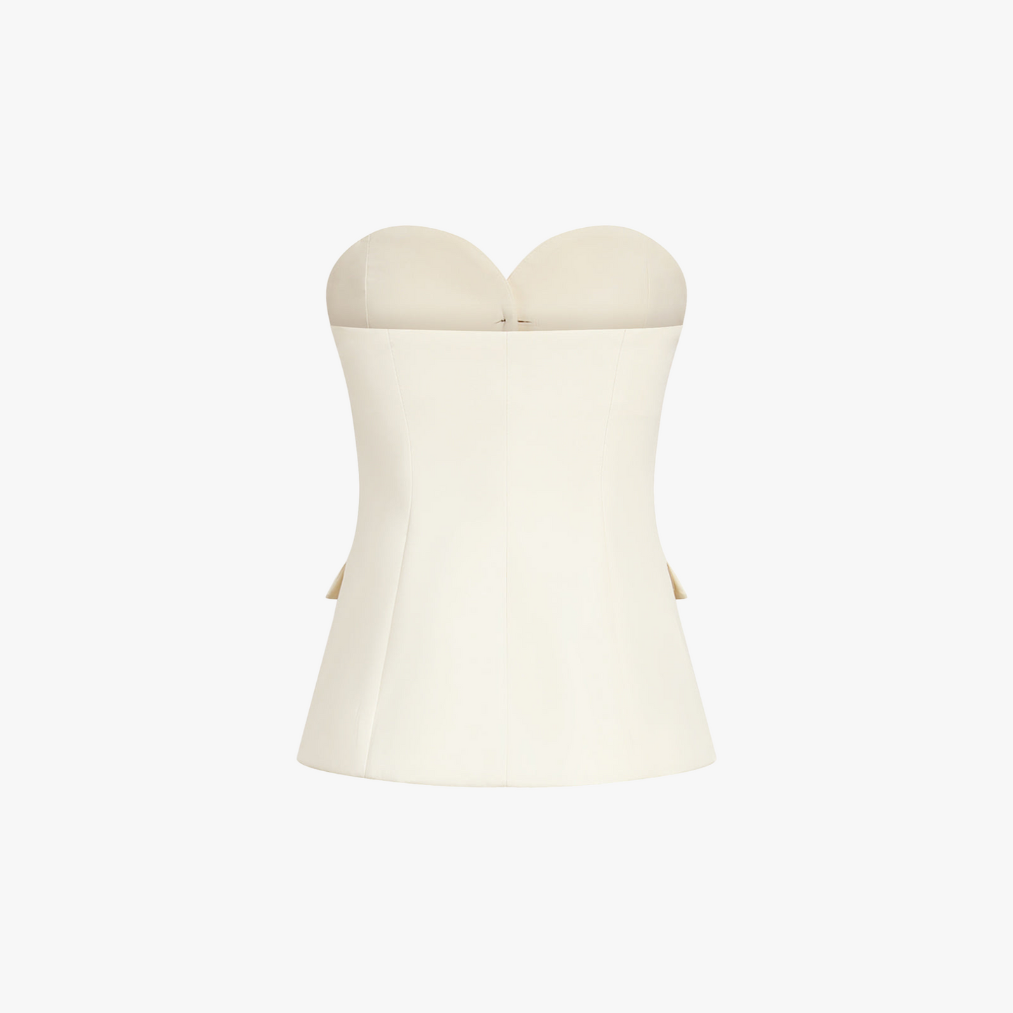 Completo Chic Strapless con Pantaloni Ampi