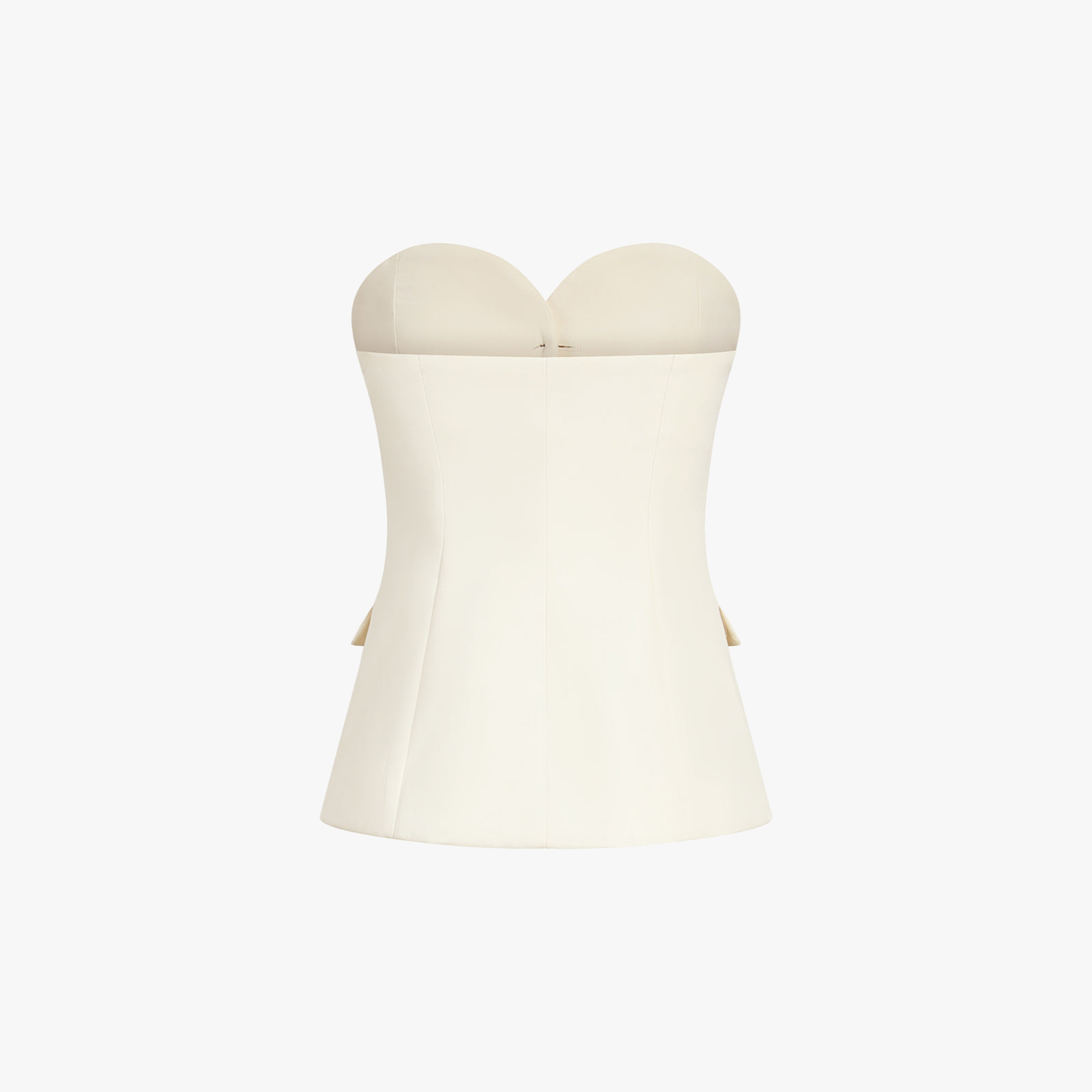 Completo Chic Strapless con Pantaloni Ampi