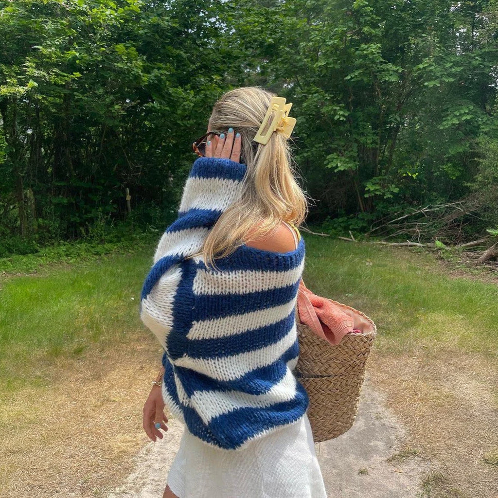 Maglione Oversize a Righe