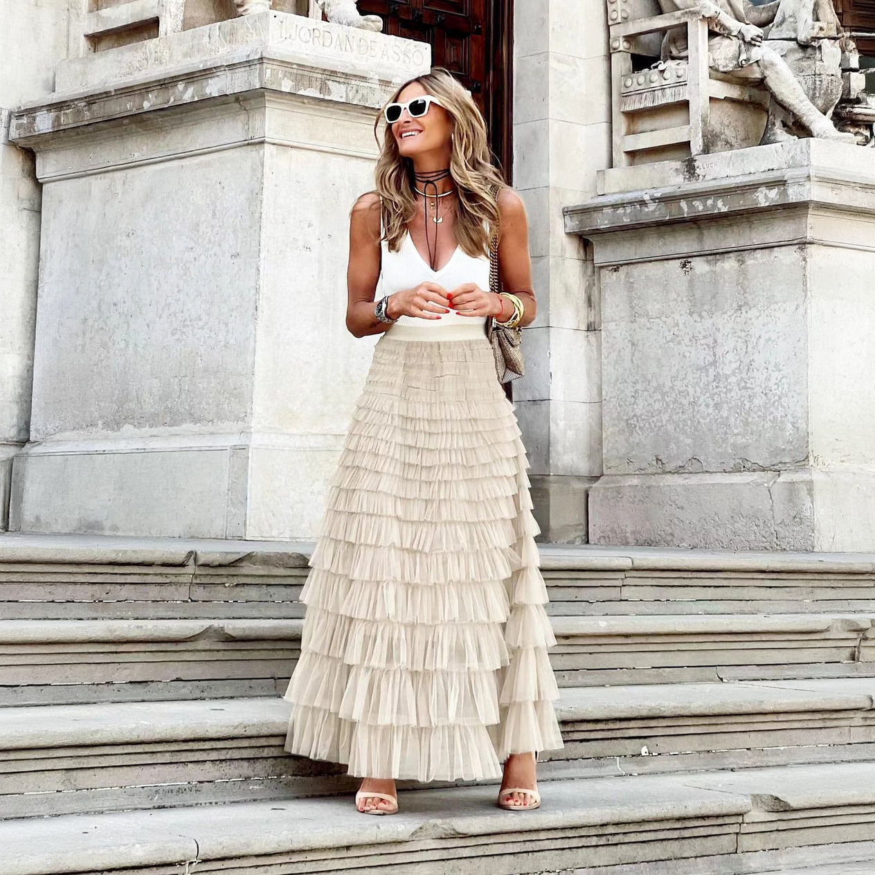 Gonna Maxi a Strati: Eleganza Bohémien