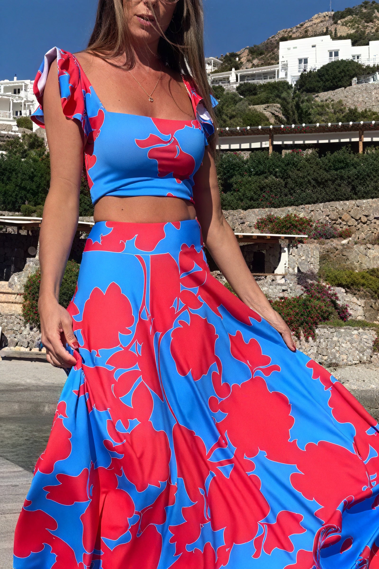 Abito Due Pezzi Floreale - Stile Vacanza