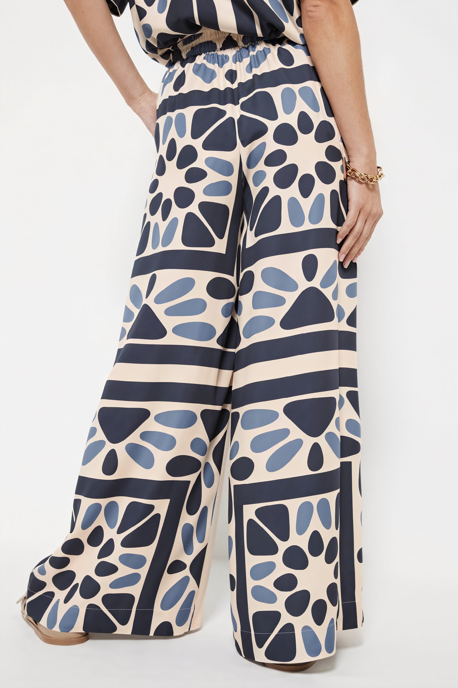 Camicia Astratta Manica Corta