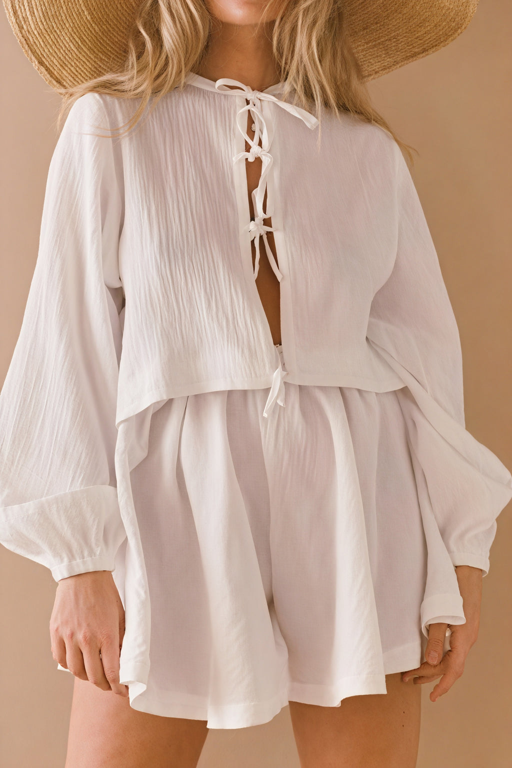 Completo Estivo con Blusa e Shorts