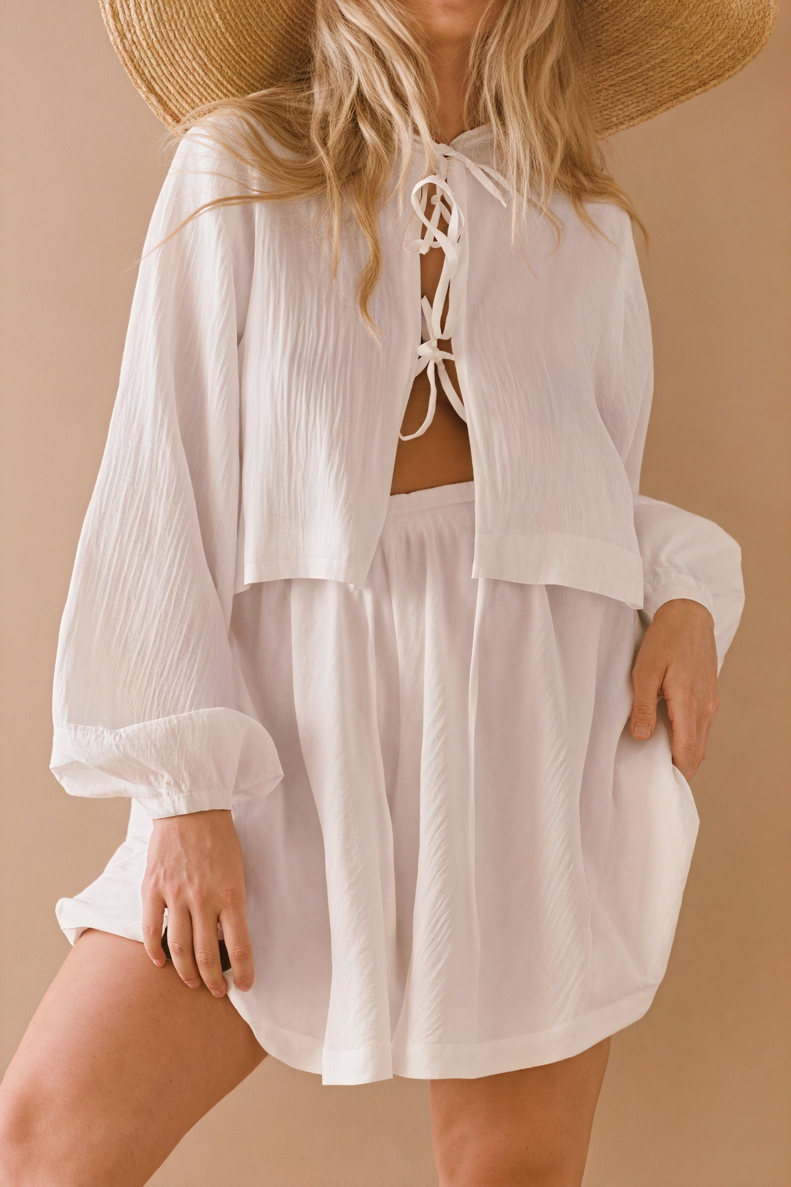 Completo Estivo con Blusa e Shorts