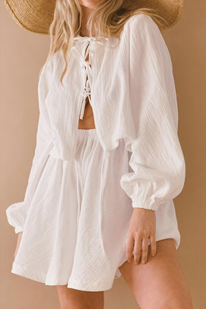 Completo Estivo con Blusa e Shorts