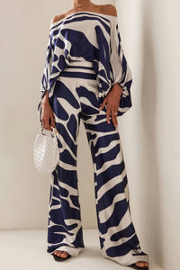 Completo Pantalone Ampio e Top Scultura