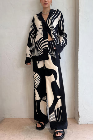 Completo Pantalone Palazzo Artistico