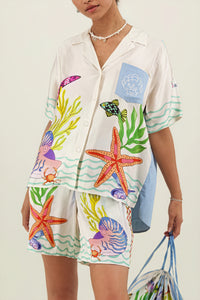 Camicia Stampa Vita Marina