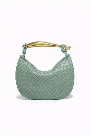 Borsa Intrecciata a Mezzaluna: Eleganza Dorio Moda