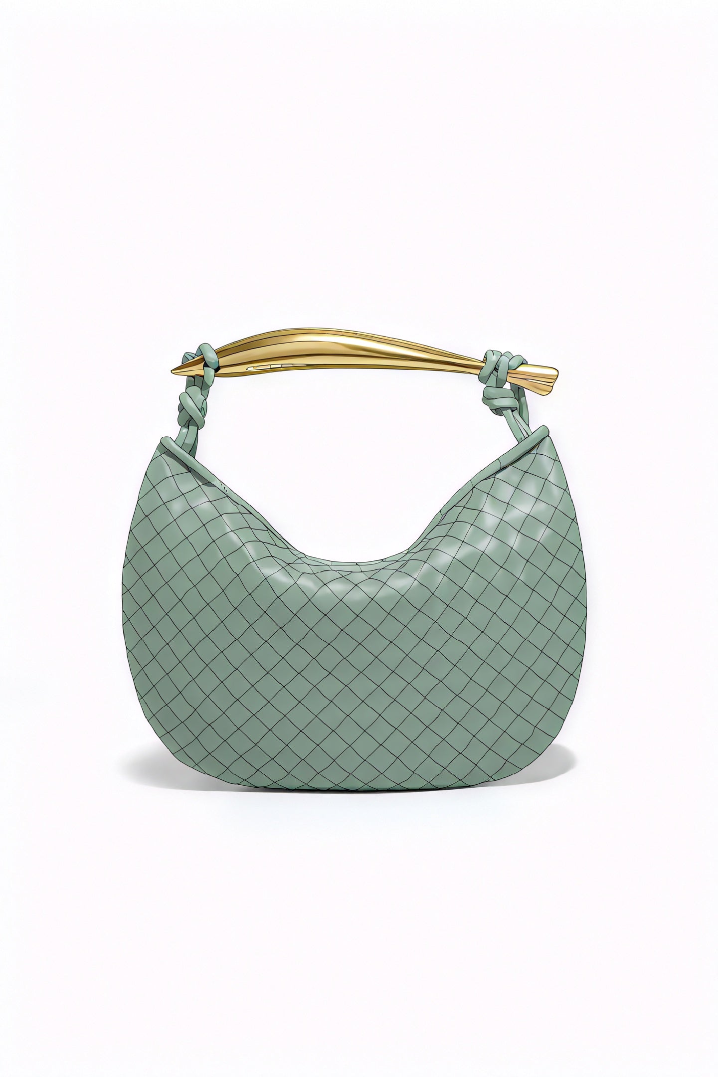 Borsa Intrecciata a Mezzaluna: Eleganza Dorio Moda