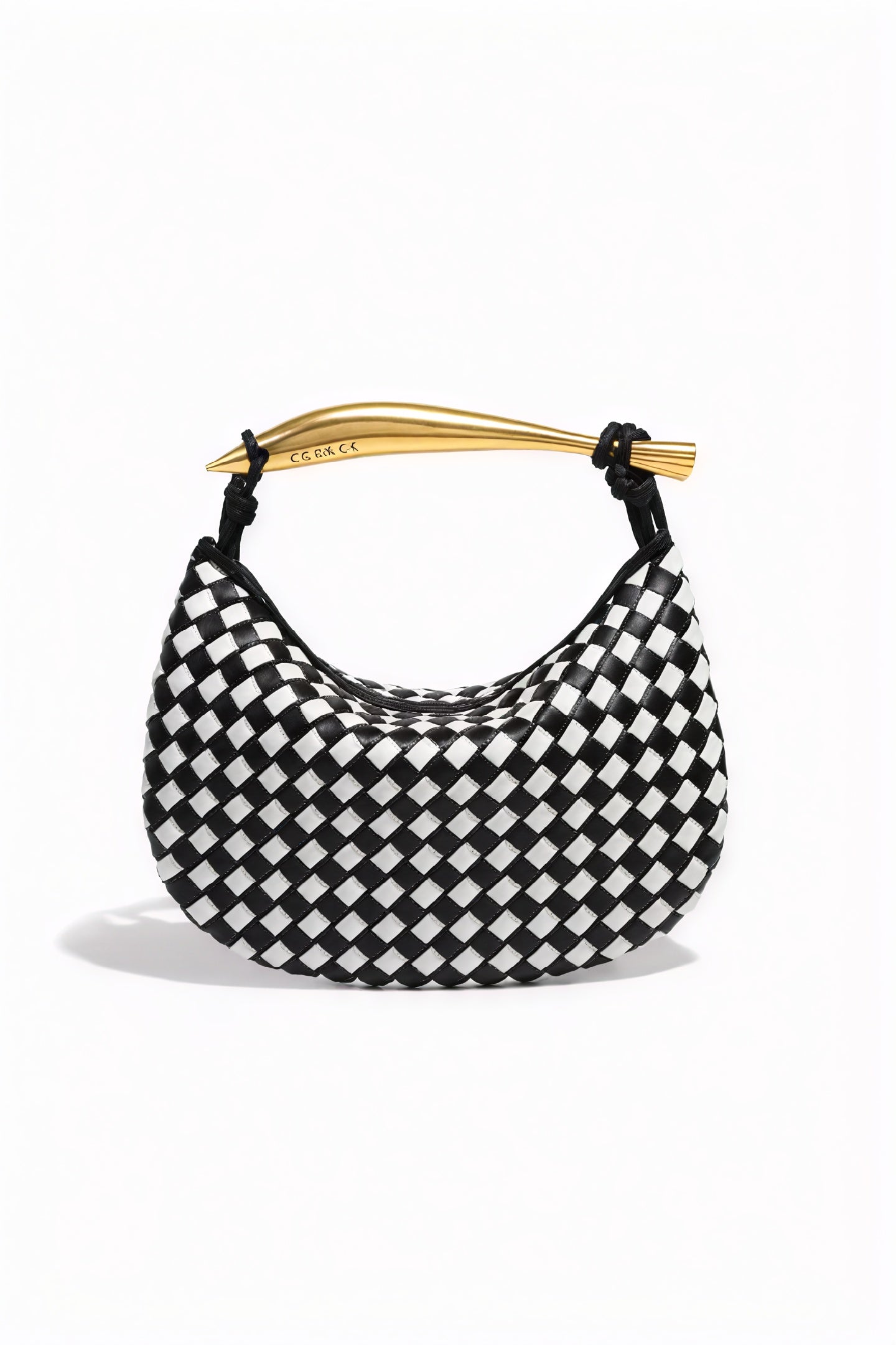 Borsa Intrecciata a Mezzaluna: Eleganza Dorio Moda