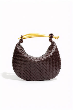 Borsa Intrecciata a Mezzaluna: Eleganza Dorio Moda