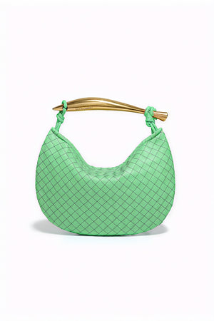 Borsa Intrecciata a Mezzaluna: Eleganza Dorio Moda