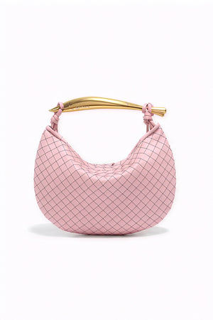 Borsa Intrecciata a Mezzaluna: Eleganza Dorio Moda