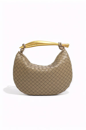 Borsa Intrecciata a Mezzaluna: Eleganza Dorio Moda