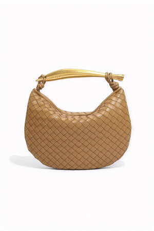 Borsa Intrecciata a Mezzaluna: Eleganza Dorio Moda