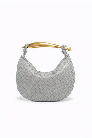 Borsa Intrecciata a Mezzaluna: Eleganza Dorio Moda