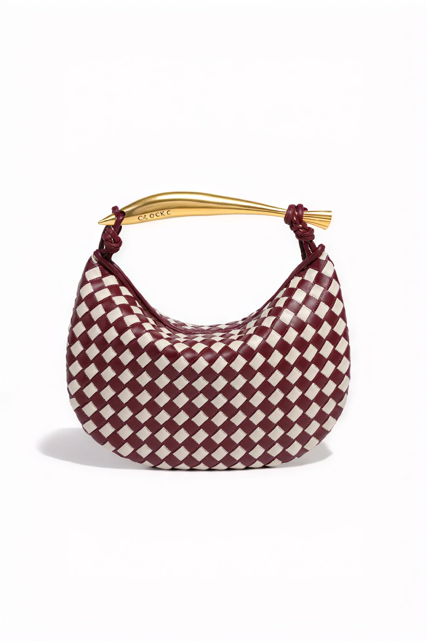 Borsa Intrecciata a Mezzaluna: Eleganza Dorio Moda