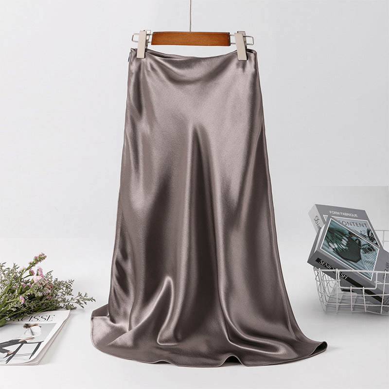 Gonna Midi Elegante in Satin