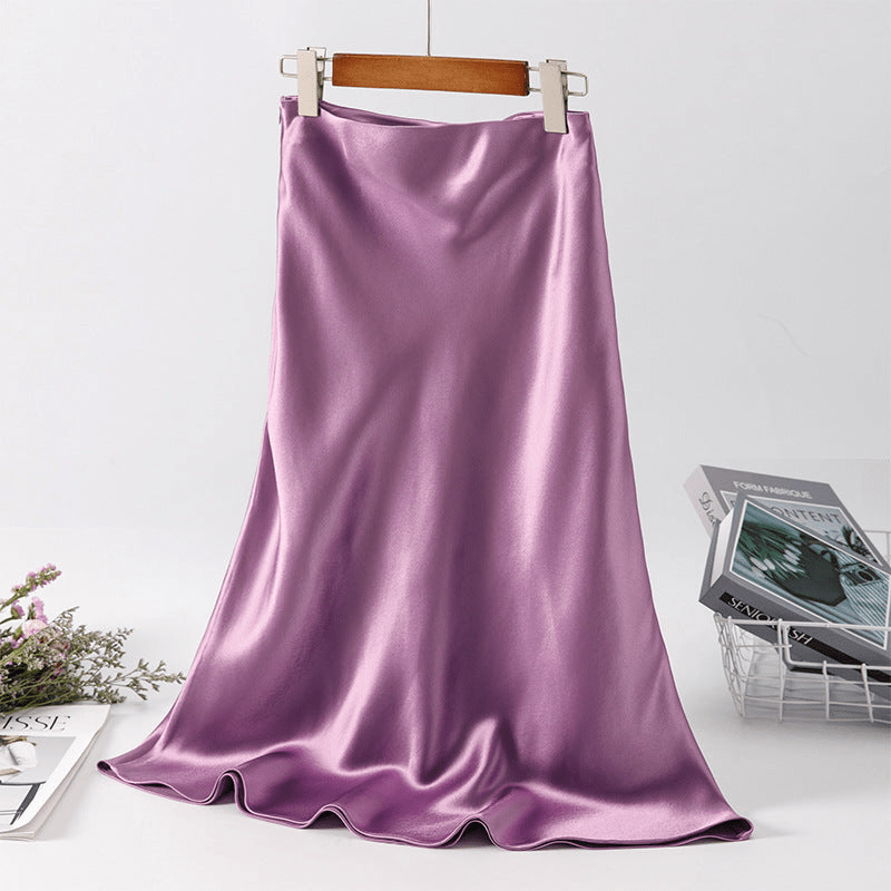 Gonna Midi Elegante in Satin