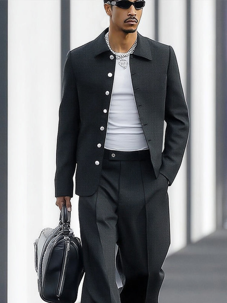 Gordon Completo Tailleur Gamba Larga Stile Moderno