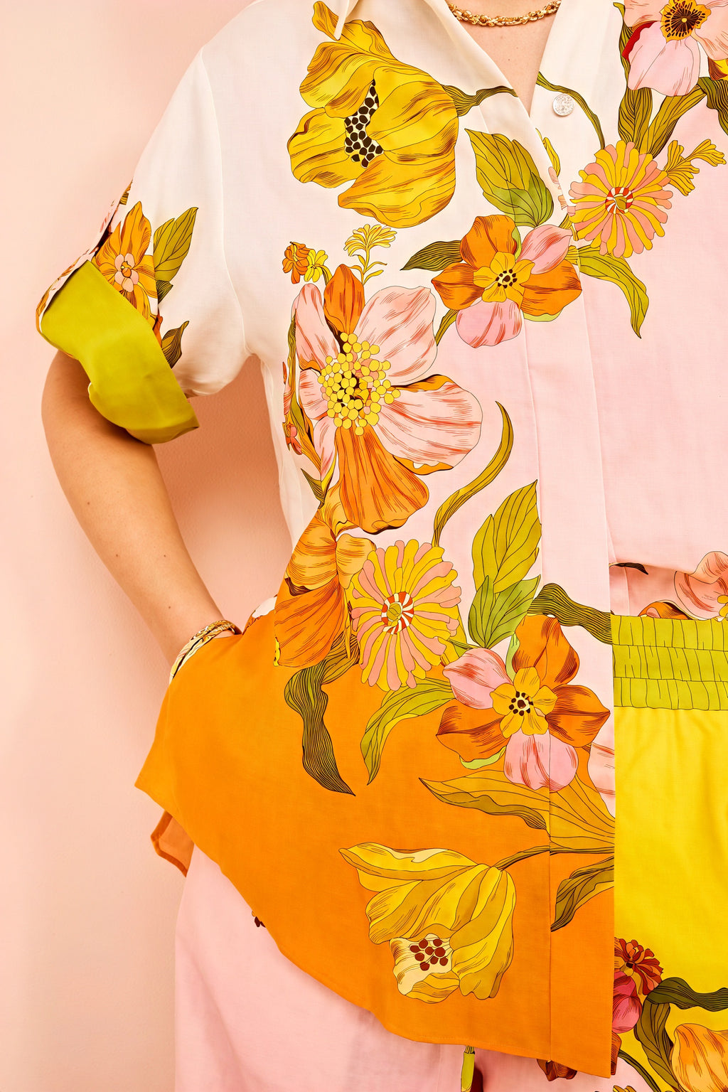 Completo Estivo Floreale - Eleganza Disinvolta