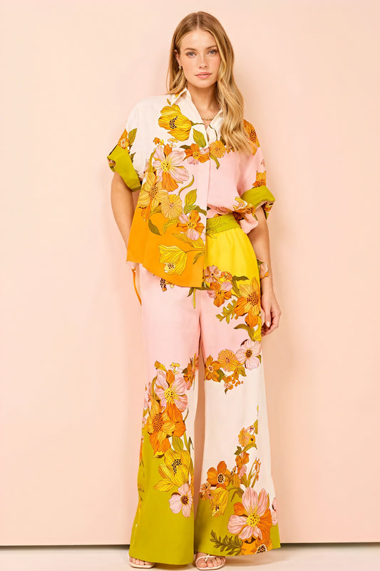 Completo Estivo Floreale - Eleganza Disinvolta