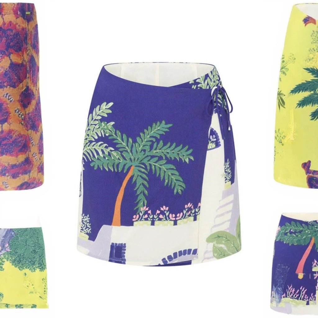 Completo Coordinato con Stampa Botanica