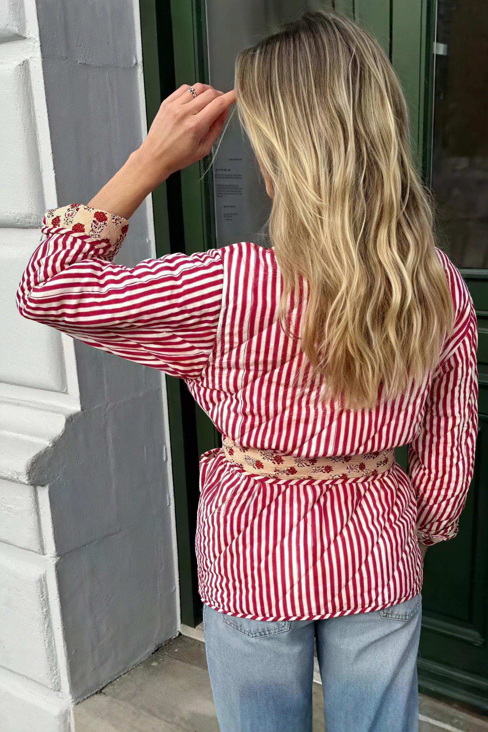 Giacca Trapuntata Reversibile con Cintura