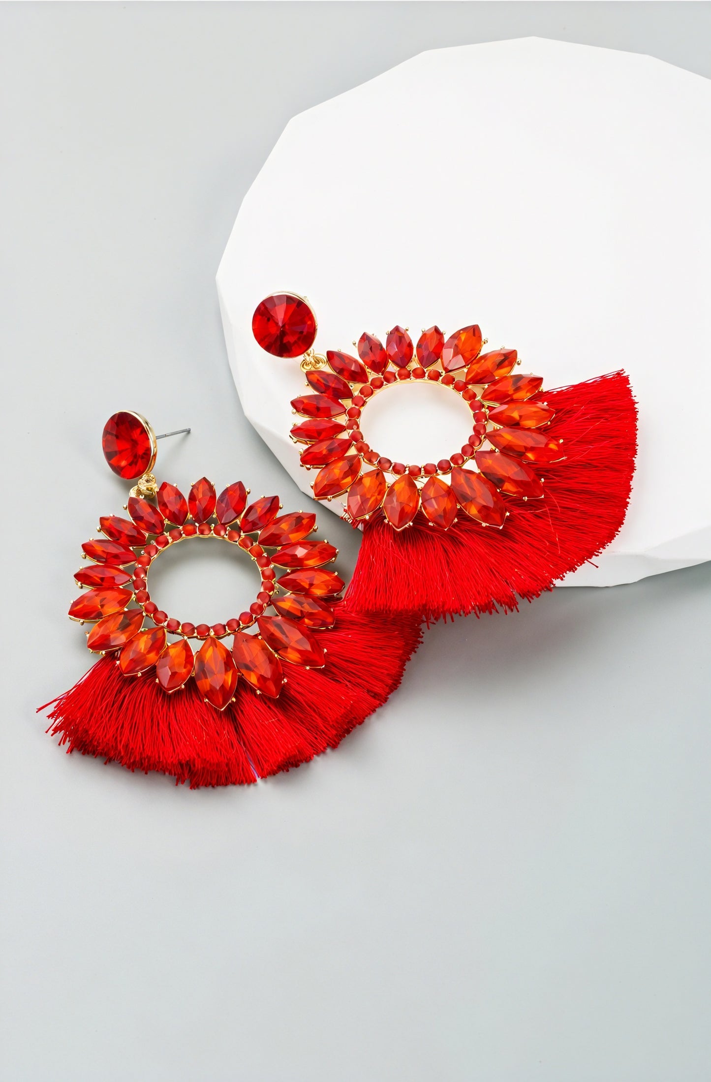 Orecchini Statement Design Floreale