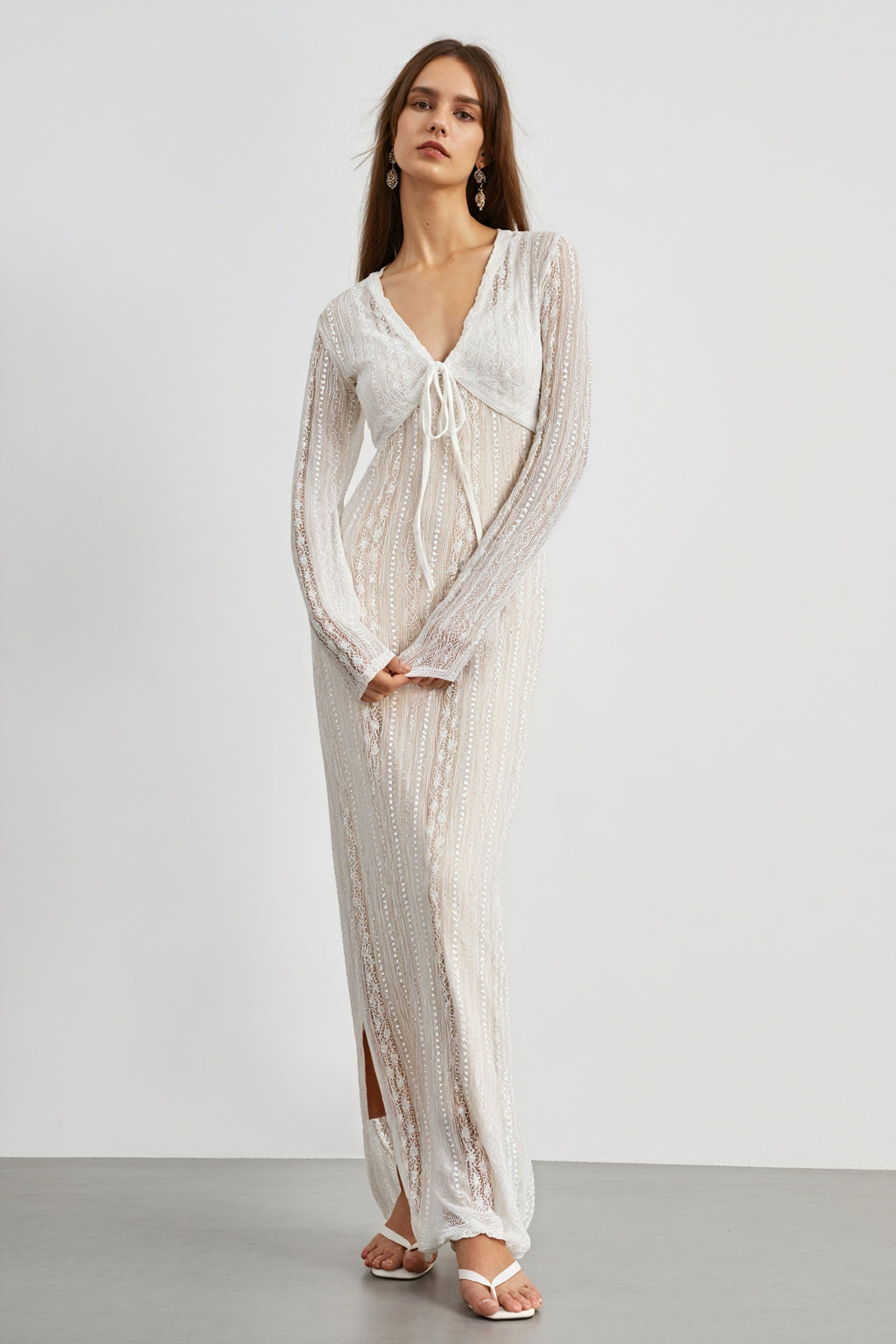 Abito Lungo Bohémien con Bolero Coordinato