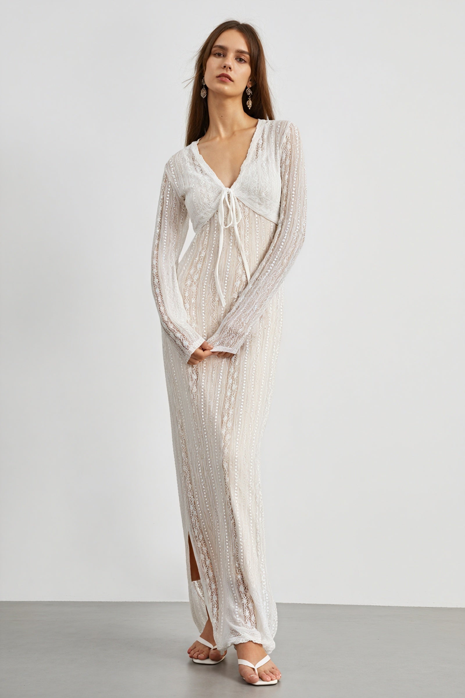 Abito Lungo Bohémien con Bolero Coordinato