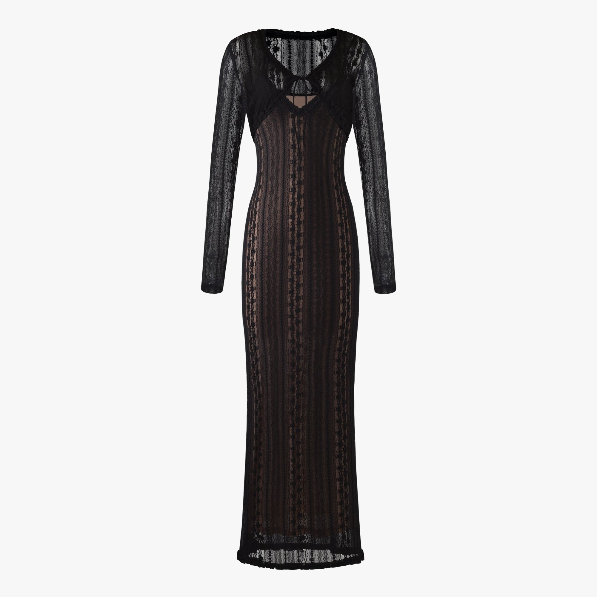 Abito Lungo Bohémien con Bolero Coordinato