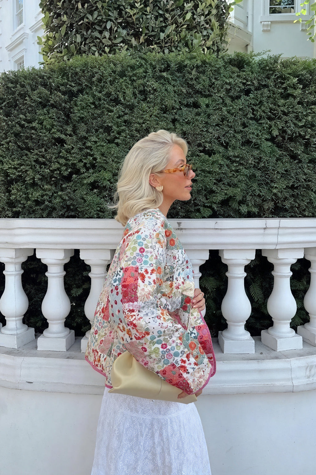 Giacca Patchwork Floreale Stile Bohémien