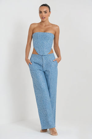 Completo Elegante con Paillettes