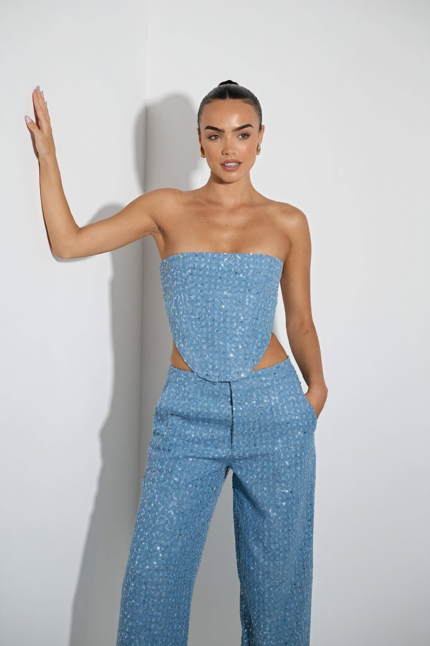 Completo Elegante con Paillettes