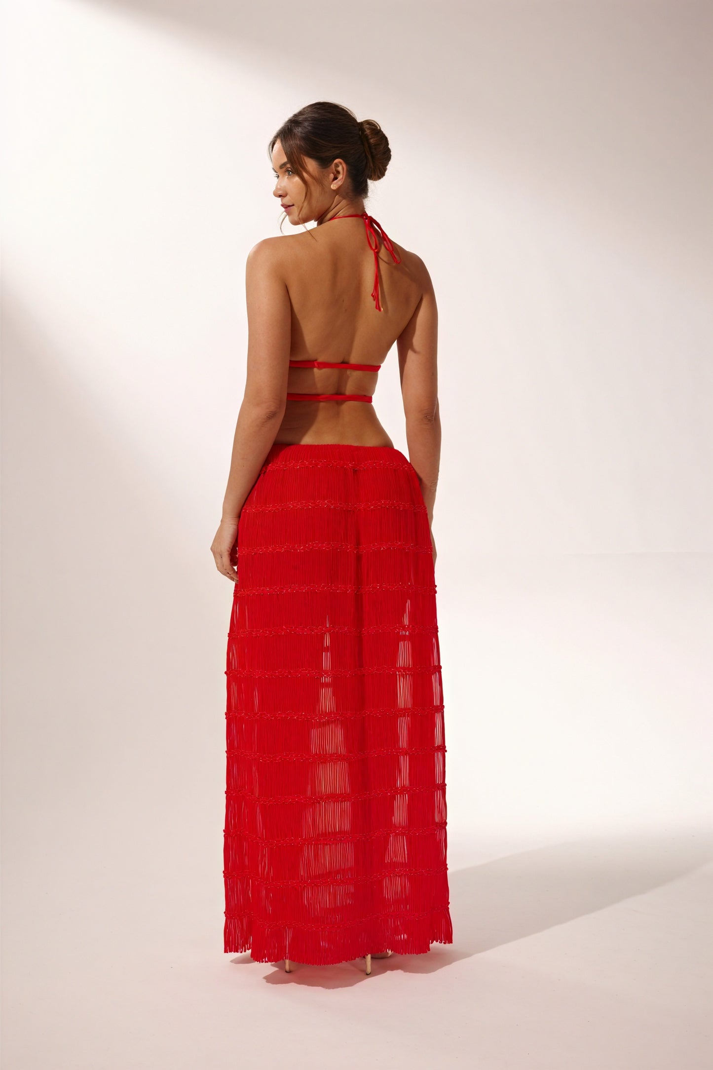 Completo Chic: Top Halter & Gonna Maxi