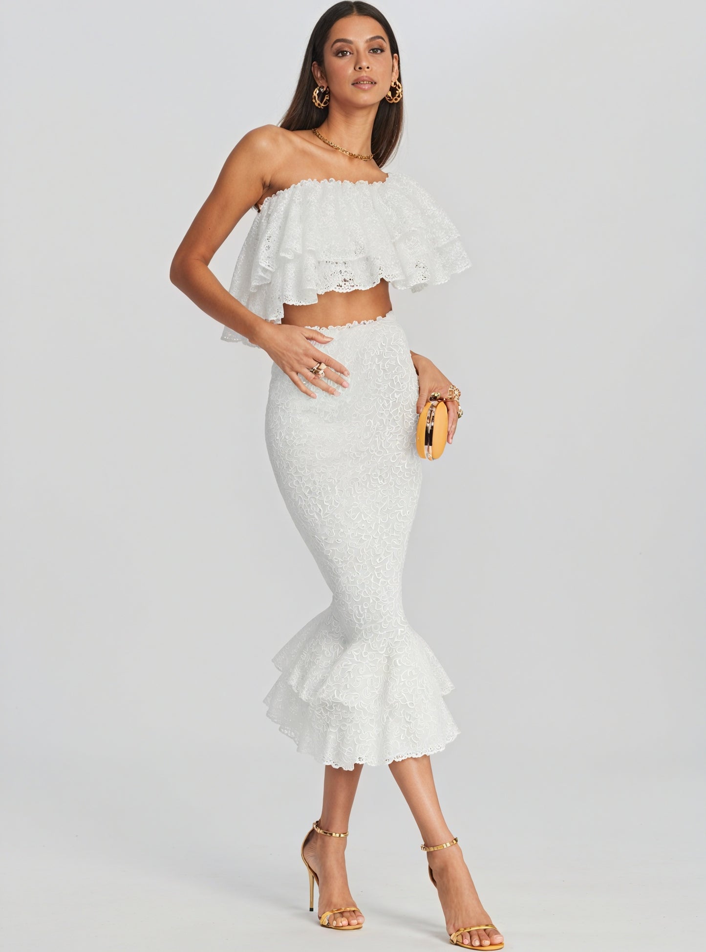 Eleganza Estiva: Top & Gonna con Volant