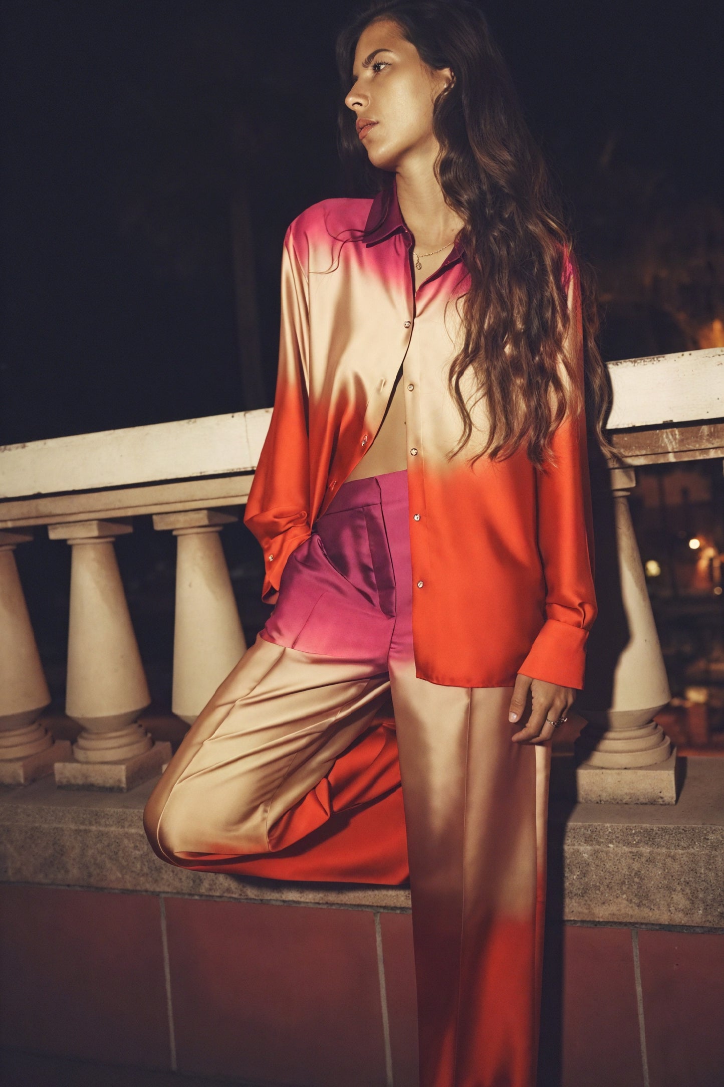 Completo Elegante con Gradienti di Colore