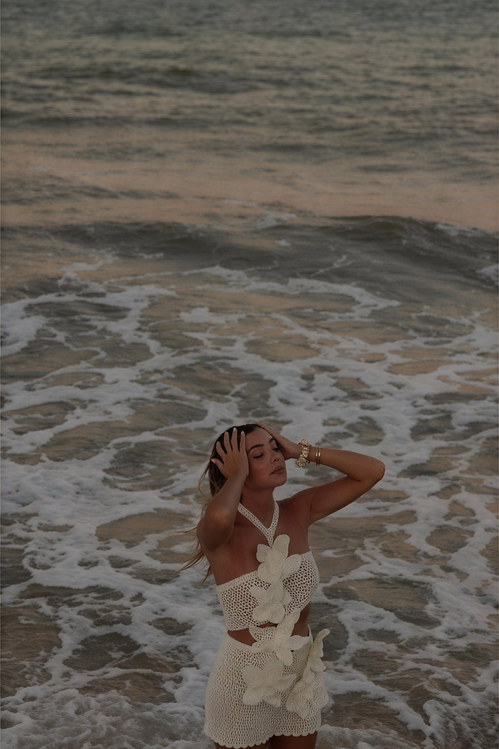 Abito Crochet Bohémien Due Pezzi