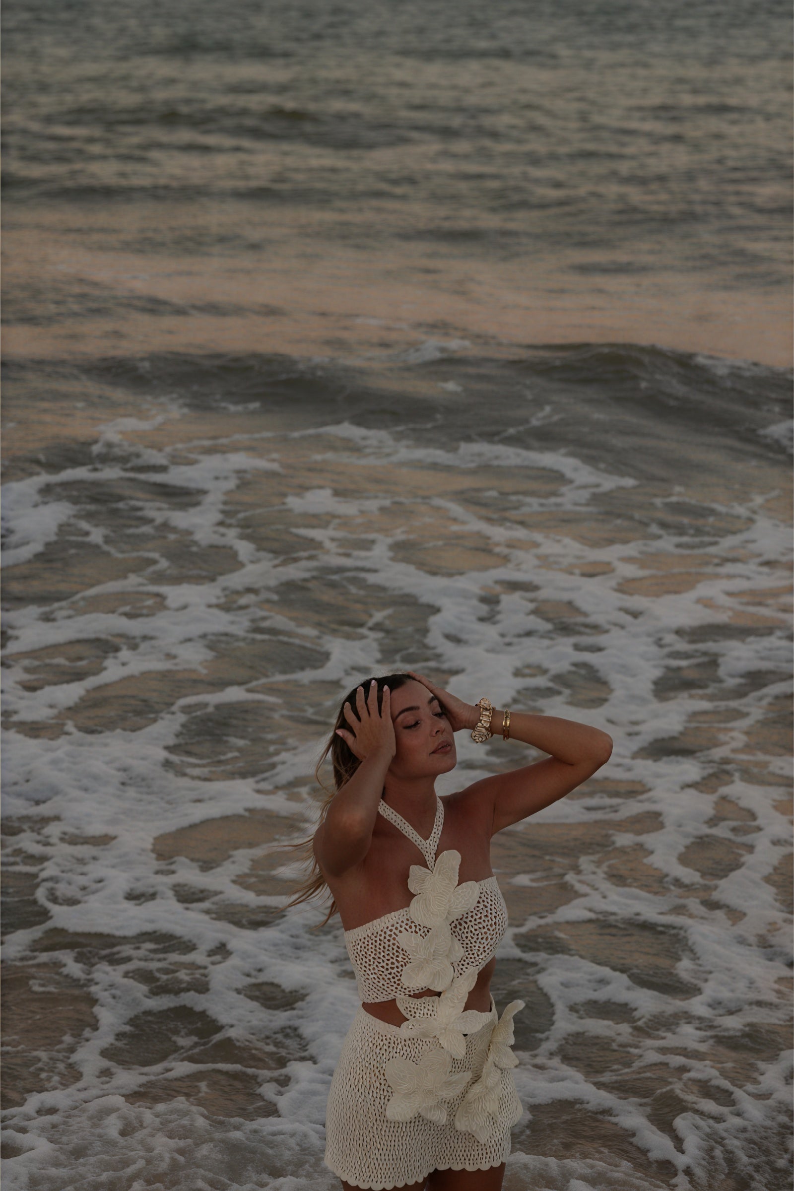 Abito Crochet Bohémien Due Pezzi